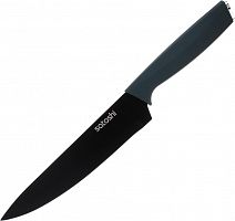 картинка Нож SATOSHI Орис Нож кухонный шеф 20см, нерж.сталь с антиналипающим покрытием, софт-тач 803-366 803-366 от магазина Tovar-RF.ru