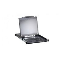 картинка 16-портовый ip kvm-переключатель с жк-дисплеем slideaway/aten/ single rail 16p ps/2-usb lcdkvmp 17inch wih ip от магазина Tovar-RF.ru