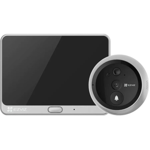 картинка EZVIZ CS-DP2C-A0-6E2WPFBS Видеоглазок  серебристый  от магазина Tovar-RF.ru