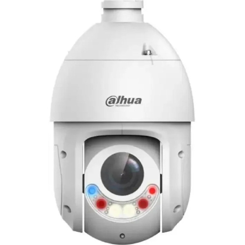 картинка DAHUA DH-SD4E825GB-HNR-A-PV1 Уличная купольная PTZ IP-видеокамера TiOC с активным сдерживанием и ИИ 8Мп, 1/2.8” CMOS, моторизованный объектив 5~125мм (25x), видеоаналитика, ИК 100м, LED 50м, IP66 от магазина Tovar-RF.ru