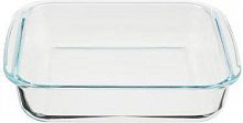 картинка Форма для запекания SATOSHI Форма для запекания жаропрочная квадратная, с ручками, стекло, 24.5x21.9x5.1см, 1,8л 825-017 825-017 от магазина Tovar-RF.ru