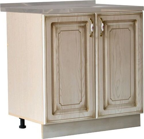 картинка Кухонный модуль БИТЕЛ АНЖЕЛИКА СТР 800 М фасад ясень/патина,каркас-дуб молочный (модуль для мойки) БИТЕЛ АНЖЕЛИКА СТР 800 М фасад ясень/патина,каркас-дуб молочный (модуль для мойки) от магазина Tovar-RF.ru