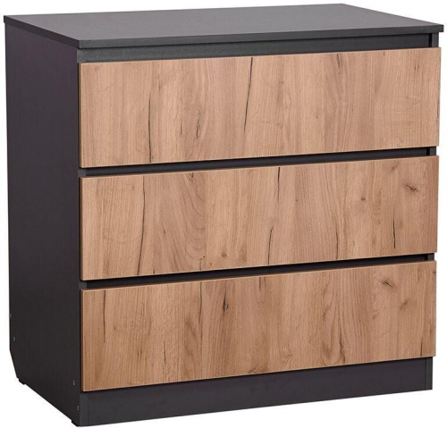 картинка детская мебель polini комод kids simple 1980 графит-дуб крафт золотой (2 кор.) polini комод kids simple 1980 графит-дуб крафт золотой (2 кор.) от магазина Tovar-RF.ru