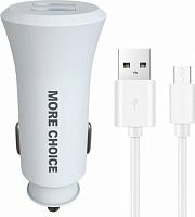 картинка азу more choice (4627151192116) ac23m 2usb 2.4a для micro usb black от магазина Tovar-RF.ru