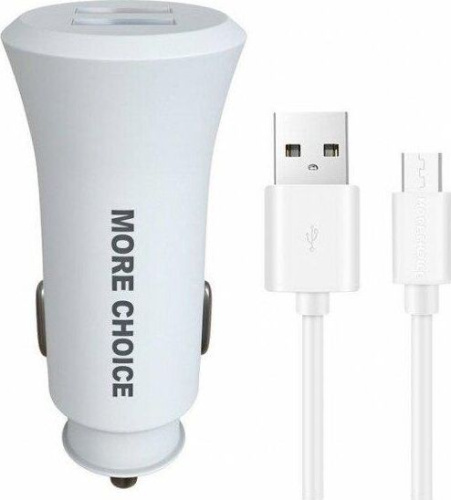 картинка азу more choice (4627151192116) ac23m 2usb 2.4a для micro usb black от магазина Tovar-RF.ru