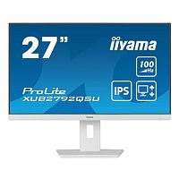 картинка lcd iiyama 27" xub2792qsu-w6 белый {ips 2560x1440 100hz 250cd dvi hdmi displayport usb m/m has pivot} от магазина Tovar-RF.ru