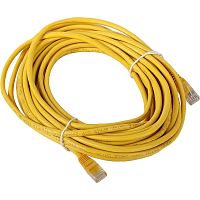 картинка aopen патчкорд литой aopen/qust utp кат.5е 10м желтый <anp511_10m_y> от магазина Tovar-RF.ru