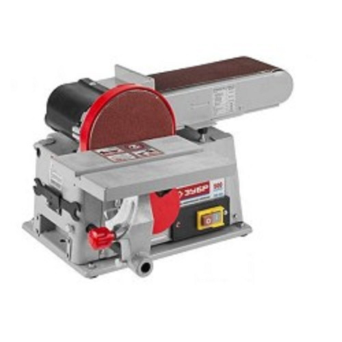картинка ЗУБР Станок [ЗШС-500] { шлифовальный, лента 100 x 914мм, диск 150мм, 2950об/мин, 500Вт }  от магазина Tovar-RF.ru