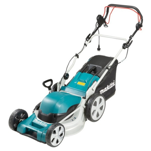 картинка Makita ELM4120 Газонокосилка { 1600Вт,41см,7уровн,20\75мм,45л,14.5кг,кор,пластик,2Cut,инд заполнения } от магазина Tovar-RF.ru