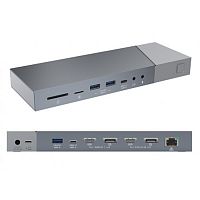 картинка ks-is мультифункциональная док-станция usb type c 16 в 1 (ks-716) от магазина Tovar-RF.ru