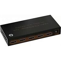 картинка vcom dd424 разветвитель hdmi spliitter 1=>4 2.0v. от магазина Tovar-RF.ru