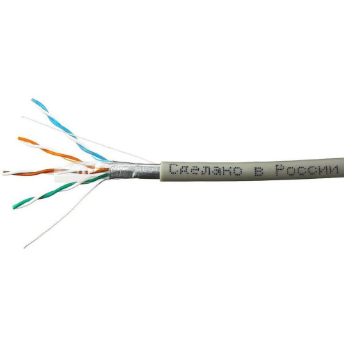 картинка skynet кабель ftp indoor 4x2x0,46, медный, fluke test, кат.5e, однож., 100 м, box, серый [csl-ftp-4-cu/100] от магазина Tovar-RF.ru