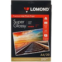 картинка Фотобумага LOMOND 270/A4/20л. СУПЕРГЛ  (Warm) от магазина Tovar-RF.ru