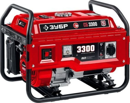 картинка Генератор бензиновый ЗУБР СБ-3300 3300Вт ЗУБР СБ-3300 3300Вт от магазина Tovar-RF.ru