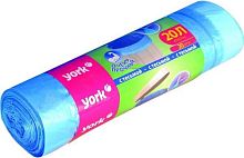 картинка Мешки для мусора YORK с тесьмой YORK 20л (20шт.) 902180 от магазина Tovar-RF.ru