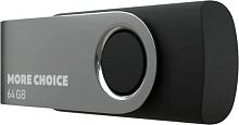 картинка флэш-накопитель more choice (4610196407642) mf64-4 usb 64gb 2.0 black от магазина Tovar-RF.ru
