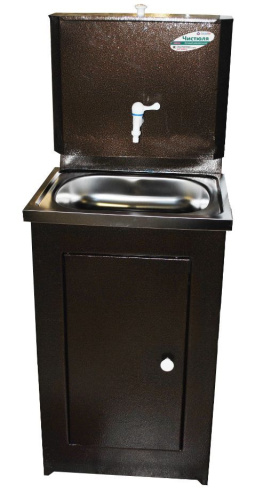 картинка Умывальник ЧИСТЮЛЯ бак полимерное покр. без ЭВН+мойка нерж. медь магазин Tovar-RF.ru являющийся официальным дистрибьютором в России картинка Умывальник ЧИСТЮЛЯ бак полимерное покр. без ЭВН+мойка нерж. медь от магазина Tovar-RF.ru