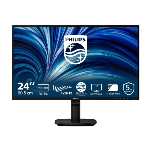 картинка lcd philips 23.8" 24b2n2200 черный {ips 1920x1080 120hz 4ms 16:9 1500:1 300cd 178/178 d-sub hdmi displayport m/m} магазин Tovar-RF.ru являющийся официальным дистрибьютором в России картинка lcd philips 23.8" 24b2n2200 черный {ips 1920x1080 120hz 4ms 16:9 1500:1 300cd 178/178 d-sub hdmi displayport m/m} от магазина Tovar-RF.ru