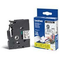 картинка brother tze-121 картридж с лентой (p-touch, 9мм, черный на прозрачном) от магазина Tovar-RF.ru
