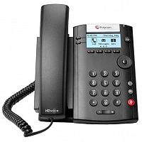 картинка polycom 2200-40450-114 vvx 201 2-line desktop phone with factory disabled media encryption for russia. poe. ships without power supply от магазина Tovar-RF.ru