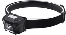 картинка фонарь налобный ritter 56208 9 led 3вт+3вт/1200мач/140лм/ip44 черныйот магазина Tovar-RF.ru