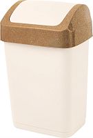 картинка Контейнер SPIN&CLEAN SC480311000 Wood для мусора 12л с крышкой-маятником, сливочный/бук SPIN&CLEAN SC480311000 Wood для мусора 12л с крышкой-маятником, сливочный/бук от магазина Tovar-RF.ru
