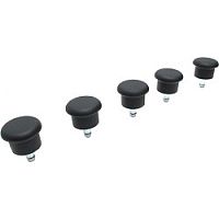 картинка feet brt footset35     набор заглушек бюрократ footset35 черный для паркета/ламината от магазина Tovar-RF.ru