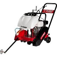 картинка ЗУБР "ПРОФЕССИОНАЛ"ЗШБ-350 Х  Швонарезчик [ЗВПБ-20 ГХ] {бензиновый, диск 350 (25.4)мм, рез 115мм, бак для воды, двигатель Honda GX160, 4.0кВт, 69.5кг} от магазина Tovar-RF.ru