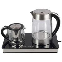 картинка чайный набор kitfort кт-635, 2200вт, черный от магазина Tovar-RF.ru