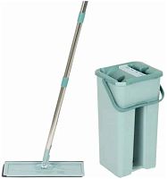 картинка Швабра РЫЖИЙ КОТ Швабра для пола с насадкой из микрофибры и ведром Clean hands beige от магазина Tovar-RF.ru