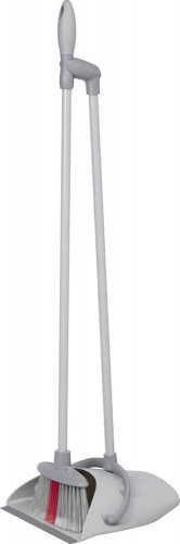 картинка Набор для уборки MASTER HOUSE Чистый пол-1 швабра + совок серый с красным 75545 от магазина Tovar-RF.ru