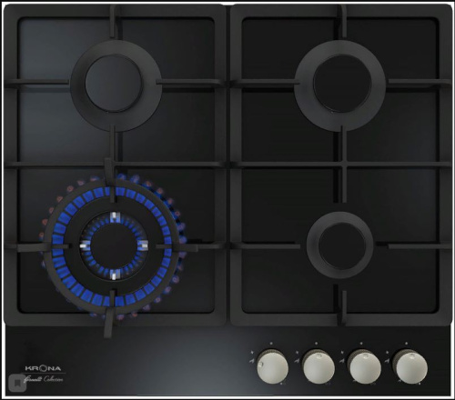 картинка варочная панель газовая krona alma 60 bl от магазина Tovar-RF.ru