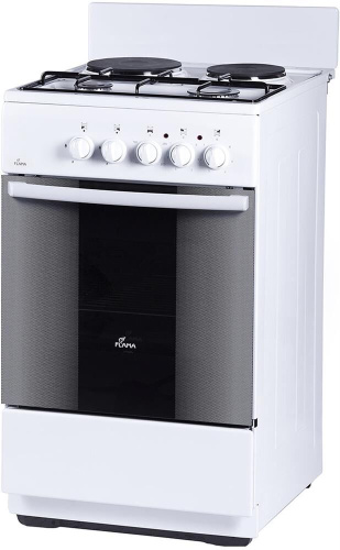 картинка плита комбинированная flama rk 2201 w от магазина Tovar-RF.ru