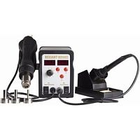 картинка REXANT (12-0721) Паяльная станция (паяльник + термофен) с цифровым дисплеем 150-500°С (R898D)  от магазина Tovar-RF.ru