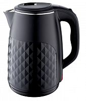 картинка чайник электрическикй добрыня do-1237b нерж. черный от магазина Tovar-RF.ru