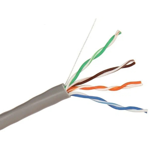 картинка exegate ex281809rus кабель exegate sftp4-c5e-cu-s24-in-pvc-gy-305 sftp 4 пары кат.5e exegate медь, 24awg, экран, бухта 305м, серый, pvc от магазина Tovar-RF.ru