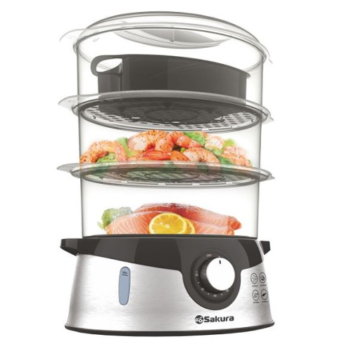 картинка пароварка sakura sa-7215 от магазина Tovar-RF.ru