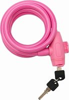 картинка разное четыре сезона (79-0304) тросовый замок 100 см, розовый четыре сезона (79-0304) тросовый замок 100 см, розовыйот магазина Tovar-RF.ru