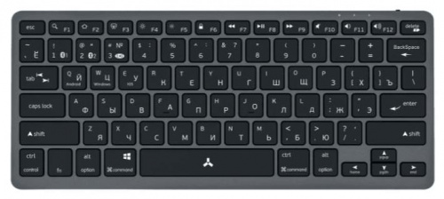 картинка клавиатура беспроводная accesstyle k204-orbba dark gray от магазина Tovar-RF.ru