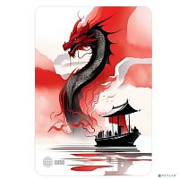картинка Коврик для мыши Cactus Red Dragon 400x300x3мм (CS-MP-PRO21XL) от магазина Tovar-RF.ru