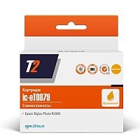 картинка t2 c13t087940 картридж t2 (ic-et0879) для epson stylus photo r1900, оранжевый, с чипом от магазина Tovar-RF.ru