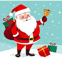 картинка набор рыжий кот алмаз.моз. (блест.)20х20см, с подр., с полн.заполн. (26 цв.) санта клаус с подарками нд-5849 пп-00208505 от магазина Tovar-RF.ru