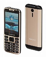 картинка телефон мобильный maxvi x10 metallic gold (2 sim) от магазина Tovar-RF.ru