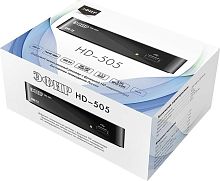 картинка ресивер эфирный цифровой dvb-t2 hd hd-505 пластик, эфир эфир hd-505 dvb-t2/wi-fi от магазина Tovar-RF.ru