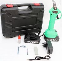 картинка Секатор аккумуляторный ZITREK GreenNer 20 (20В, 1,5Ач Li-ion аккум. 2шт., зу, кейс) 082-1855 ZITREK GreenNer 20 (20В, 1,5Ач Li-ion аккум. 2шт., зу, кейс) 082-1855 от магазина Tovar-RF.ru