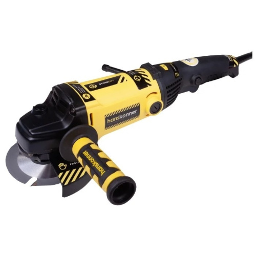 картинка Hanskonner HAG15150EC Машина углошлифовальная [HAG15150EC] { 150 мм, 1500Вт, 2400-8400об/м, рег.об.,конст.эл }  от магазина Tovar-RF.ru