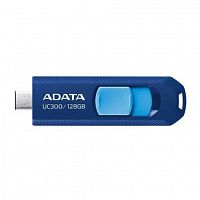 картинка a-data flash drive 128gb <acho-uc300-128g-rnb/bu> uc300, usb 3.2/typec, синий/голубой от магазина Tovar-RF.ru