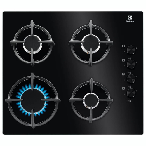 картинка газовая варочная поверхность electrolux egg6407k черный от магазина Tovar-RF.ru