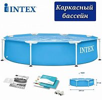 картинка бассейн каркасный intex бассейн каркасный 244х51 см intex ( арт. 28205np)от магазина Tovar-RF.ru