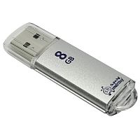 картинка smartbuy usb drive 8gb v-cut series silver sb8gbvc-s от магазина Tovar-RF.ru